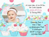 Cupcake First Birthday Invitations Cupcake 1st Birthday Invitations Bagvania Free Printable