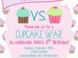 Cupcake Wars Birthday Party Invitations 25 Best Ideas About Cupcake Invitations On Pinterest
