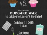 Cupcake Wars Birthday Party Invitations 29 Best Kids Birthday Ideas Images On Pinterest Cupcake