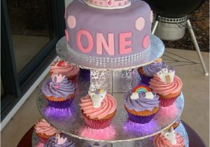 Cupcakes Design for Birthday Girl Princess Chloe 39 S First Birthday Cake Cupcakes This Has
