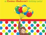 Curious George 1st Birthday Invitations Unique Ideas for Curious George Birthday Invitations