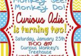 Curious George 2nd Birthday Invitations 17 Best Ideas About Curious George Invitations On