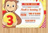 Curious George 2nd Birthday Invitations Curious George Birthday Invitation by Designsbycassiecm On