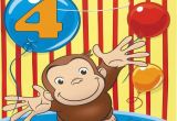 Curious George Birthday Cards Personalised Curious George Birthday Card