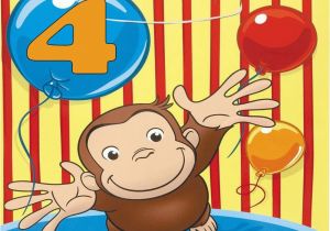 Curious George Birthday Cards Personalised Curious George Birthday Card