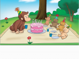 Curious George Birthday Cards Picnic Birthday Card New Cg Product