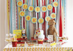 Curious George Birthday Decoration Ideas Curious George Birthday Party Project Nursery