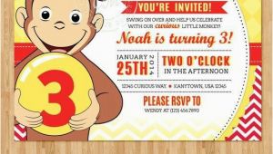 Curious George Birthday Invitations with Photo 26 Best Birthday Invitation Cards Images On Pinterest