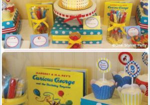 Curious George Birthday Party Decorations Curious George themed Boys Birthday Party Ideas In Blume