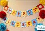 Curious George Happy Birthday Banner Curious George Birthday Happy Birthday Banner by