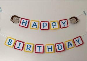 Curious George Happy Birthday Banner Curious George Happy Birthday Banner Curious George Birthday
