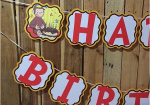 Curious George Happy Birthday Banner Curious George Happy Birthday Banner