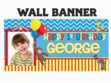 Curious George Happy Birthday Banner Curious George Happy Birthday Banner Personalize by Bannersusa