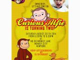Curious George Personalized Birthday Invitations Personalized Curious George Party Invitations Thank You