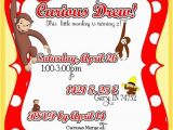 Curious George Photo Birthday Invitations Diy Printable but Customized Curious George Monkey Invitation