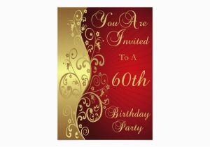 Custom 60th Birthday Invitations 60th Birthday Party Personalized Invitation Zazzle Com