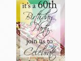 Custom 60th Birthday Invitations 60th Birthday Party Personalized Invitation Zazzle