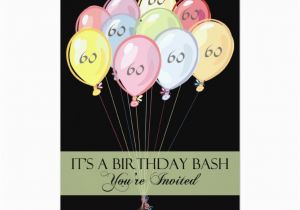 Custom 60th Birthday Invitations 60th Birthday Party Personalized Invitation Zazzle