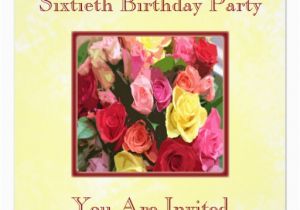 Custom 60th Birthday Invitations Personalized 60th Birthday Party Invitations 5 25 Quot Square