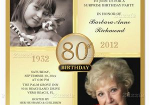 Custom 80th Birthday Invitations 15 Sample 80th Birthday Invitations Templates Ideas