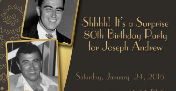 Custom 80th Birthday Invitations 26 80th Birthday Invitation Templates Free Sample