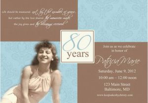 Custom 80th Birthday Invitations Custom Milestone Birthday Invitation Etsy