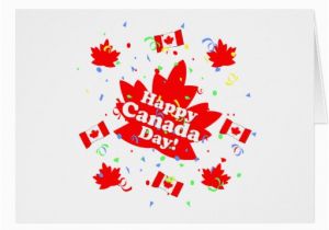 Custom Birthday Cards Canada Happy Canada Day Party Greeting Card Zazzle