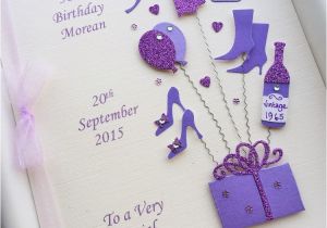 Custom Birthday Cards Uk 50th Birthday Card for Women Personalised Handmade Gift