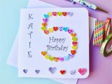 Custom Birthday Cards Uk 5th Birthday Card Custom Personalised Age 5 Card Handmade