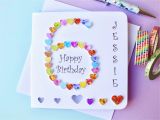 Custom Birthday Cards Uk 6th Birthday Card Custom Personalised Age 6 Card Happy