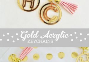 Custom Birthday Gifts for Her Acrylic Keychains Initial Keychains Unique Gifts for Her