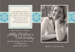 Custom Birthday Invitations for Adults Adult Birthday Photo Invitation Custom Design by