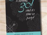 Custom Birthday Invitations for Adults Bold Damask Adult Birthday Party Invitation Custom Invite