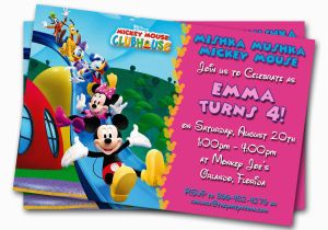 Custom Birthday Invitations for Kids Minnie Mouse Birthday Invitations Printable Custom Kids