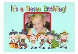 Custom Birthday Invitations with Photo Custom Photo Fiesta Birthday Invitation Zazzle Ca