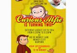 Custom Curious George Birthday Invitations Personalized Curious George Party Invitations Thank You
