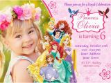 Custom Disney Princess Birthday Invitations Disney Princess Invitation Princess Birthday by Smileparty