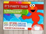 Custom Elmo Birthday Invitations Elmo Custom Printable Birthday Invitation