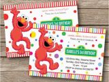 Custom Elmo Birthday Invitations Elmo Invitation Birthday Party Personalized by Redapplestudio