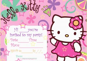 Custom Hello Kitty Birthday Invitations Hello Kitty Birthday Invitations Ideas Bagvania Free