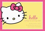 Custom Hello Kitty Birthday Invitations Hello Kitty Birthday Party Invitation Custom by