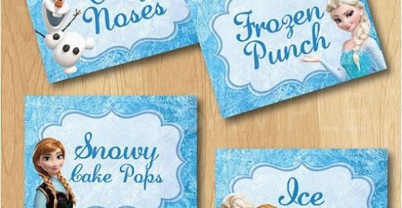 Custom Made Birthday Cards Printable Disney Frozen Food Labels Custom Disney Frozen Birthday