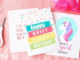 Custom Made Birthday Cards Printable Printable Birthday Cards Skip to My Lou
