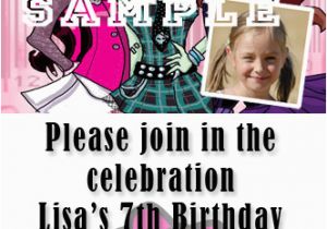 Custom Monster High Birthday Invitations Monster High Birthday Invitation 10 Ea with Envelopes