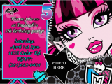 Custom Monster High Birthday Invitations Monster High Custom Photo Birthday Invitations Draculaura