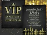 Custom Vip Pass Birthday Invitations Items Similar to Vip Invitation Vip Pass Birthday