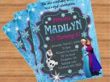 Customised Birthday Invitation Cards Frozen Birthday Invitation Custom Invitation