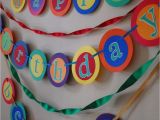 Customised Happy Birthday Banners Custom Happy Birthday Banner with Name Primary Colors