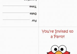 Customizable Birthday Invitations Free Printables Elmo Printables Archives