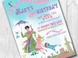 Customizable Birthday Invitations Free Printables Mary Poppins Party Invitations Printable Custom Invitations